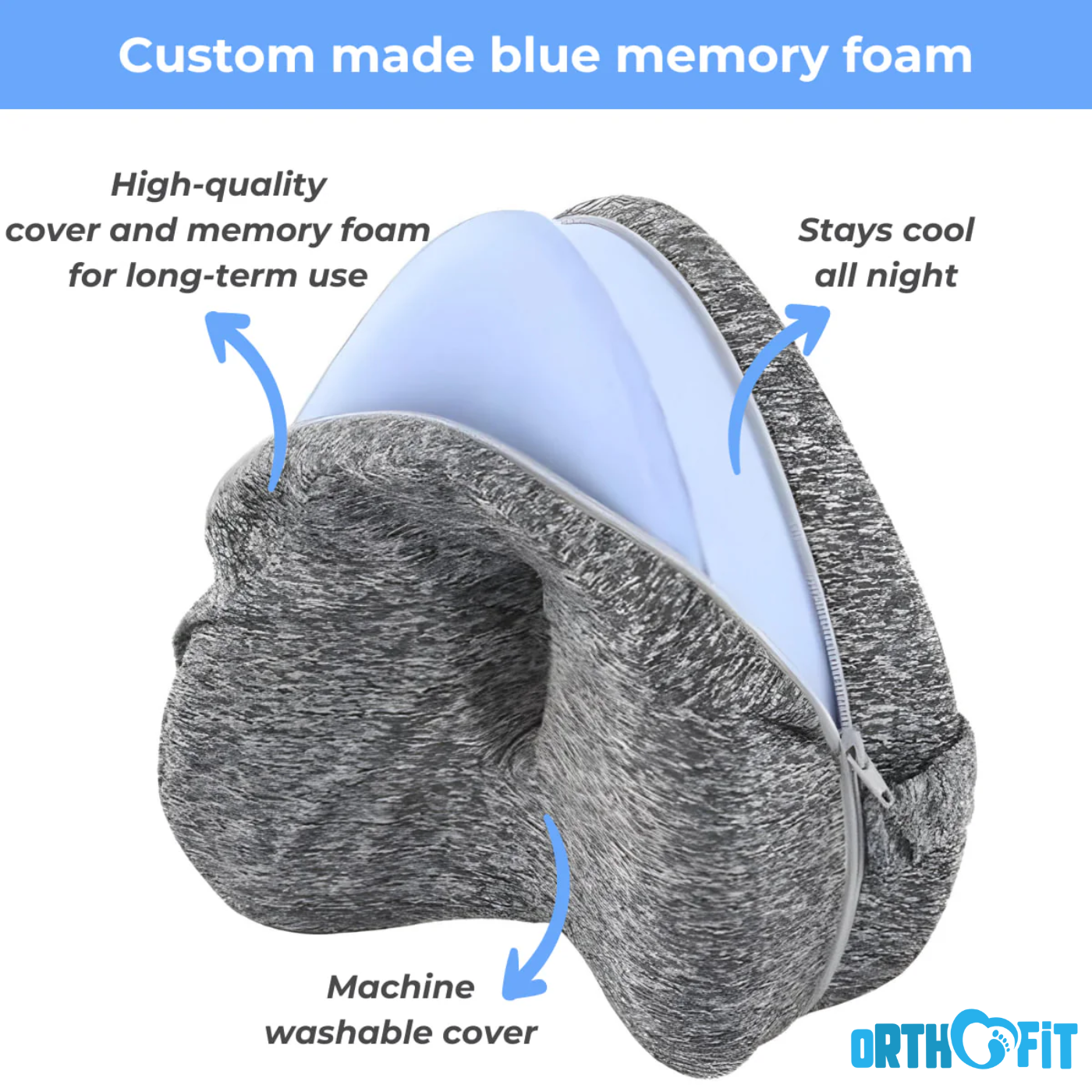The Orthofit Orthopedic Knee Support Pillow