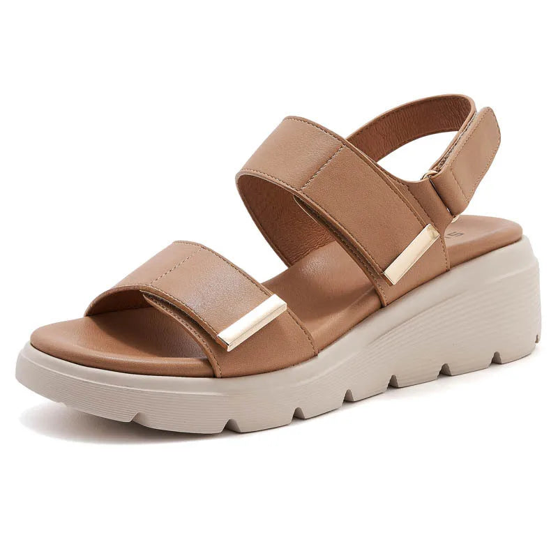Women's Comfort Wedge Sandals — Elegant Support for Tired Feet, Aching Arches & All-Day Wear