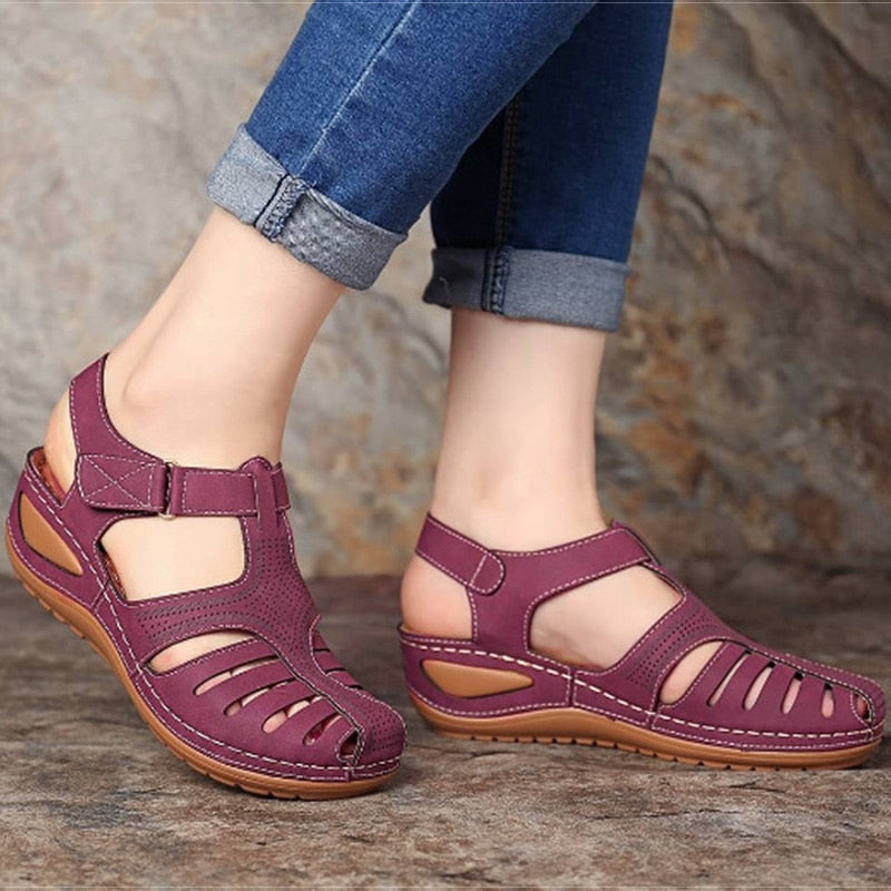 The Orthofit Comfort Platform Sandals Womens