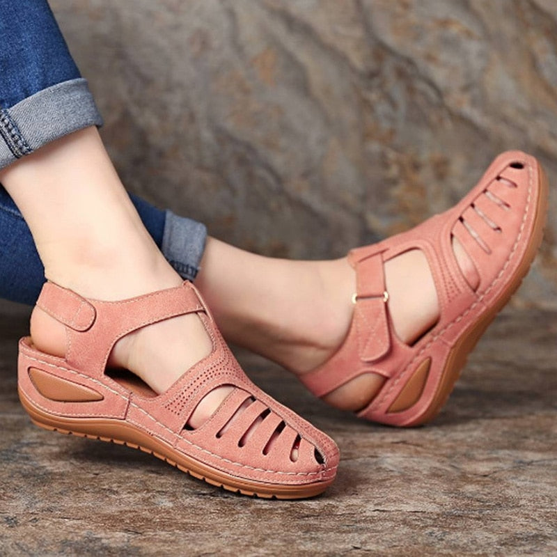 The Orthofit Comfort Platform Sandals Womens