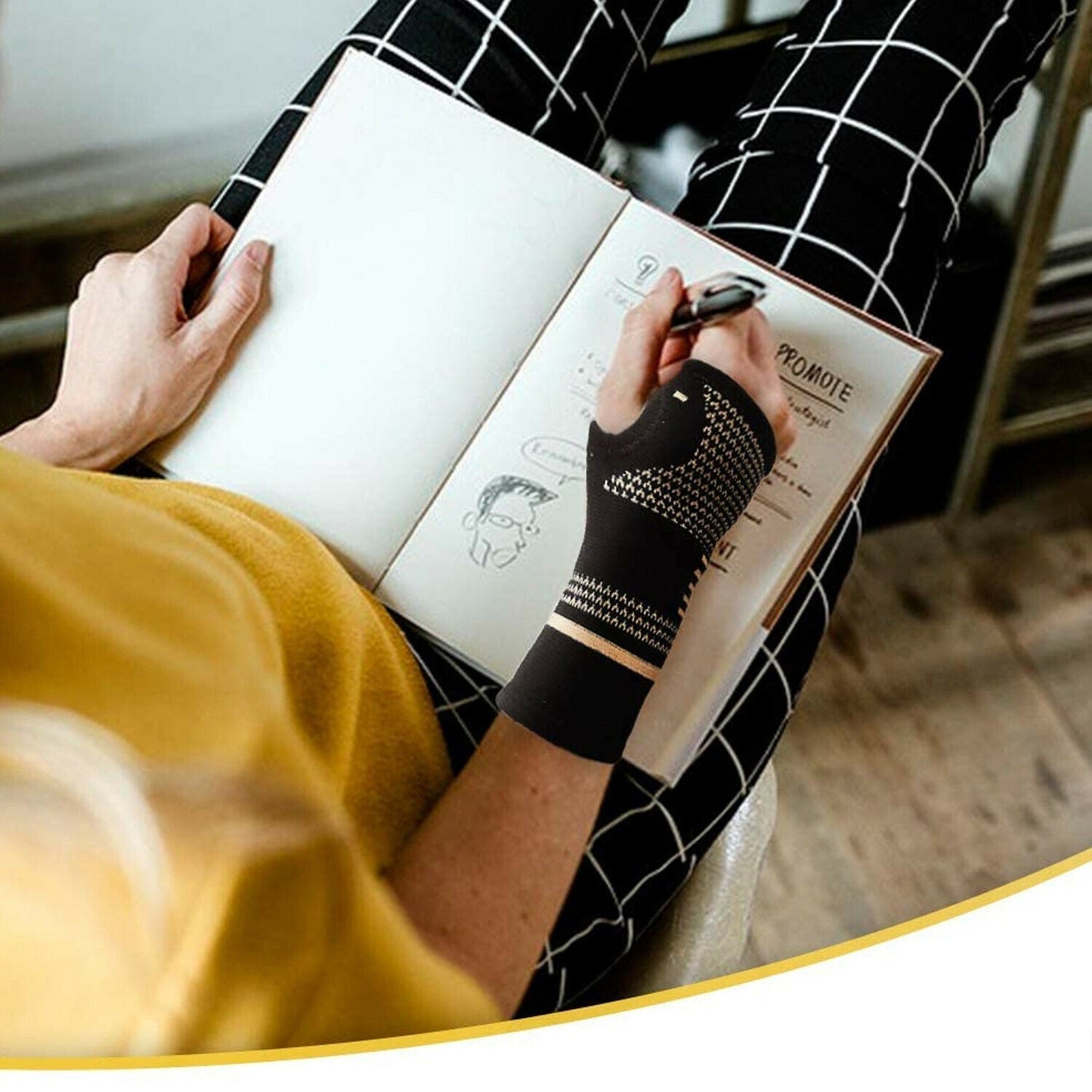 The Orthofit Wrist Hand Injury Compression Sleeve