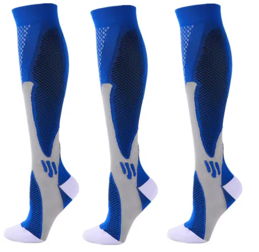 Graduated Compression Socks — Knee-High Support for Swollen Legs, Varicose Veins & All-Day Comfort