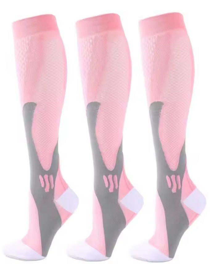 Graduated Compression Socks — Knee-High Support for Swollen Legs, Varicose Veins & All-Day Comfort