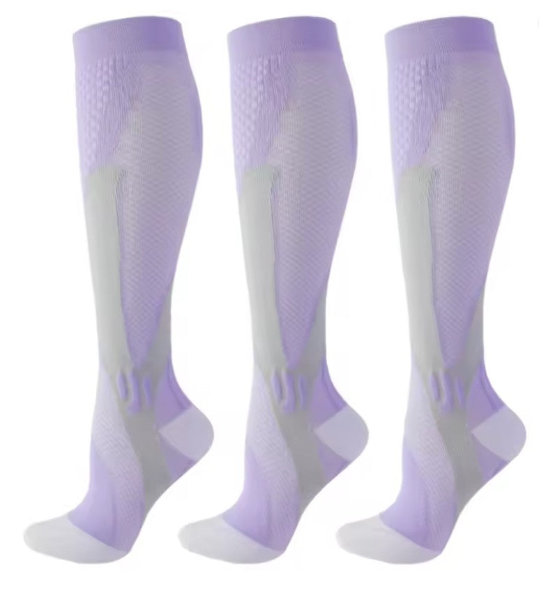 Graduated Compression Socks — Knee-High Support for Swollen Legs, Varicose Veins & All-Day Comfort