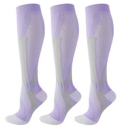 Graduated Compression Socks — Knee-High Support for Swollen Legs, Varicose Veins & All-Day Comfort