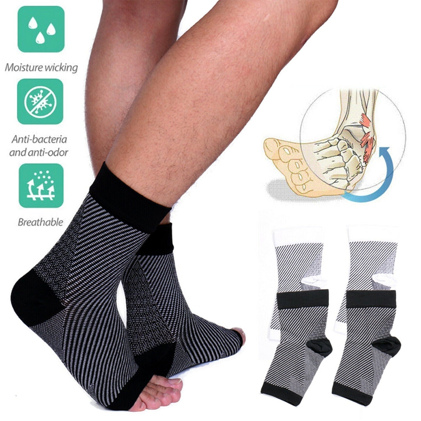 The Orthofit Compressions Pain Relief Ankle Socks