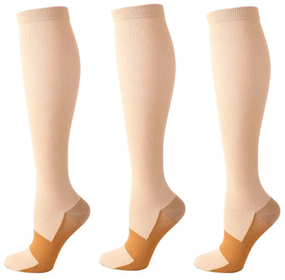 Graduated Compression Socks — Knee-High Support for Swollen Legs, Varicose Veins & All-Day Comfort